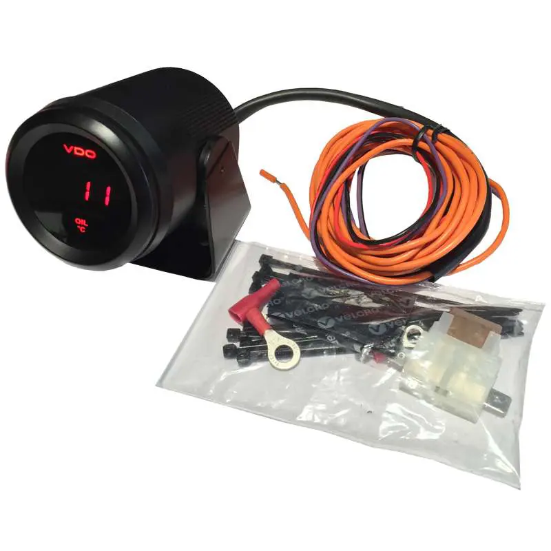 Digital Transmission Temperature Gauge and Oil Cooler Kit to suit Ford