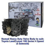 Nomad Heavy Duty Valve Body to suit Toyota LandCruiser 100 Series 4 Speed (5 Solenoid)