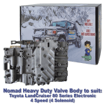 Nomad Heavy Duty Valve Body to suit Toyota LandCruiser 80 Series Electronic 4 Speed (4 Solenoid)