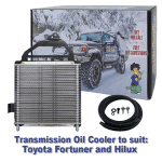 Heavy Duty Transmission Oil Cooler Kit to suit Toyota Fortuner and Hilux with 6 Speed Auto