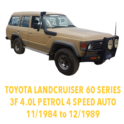 Toyota LandCruiser 60 Series 3F Petrol 4 Speed Hydraulic Auto