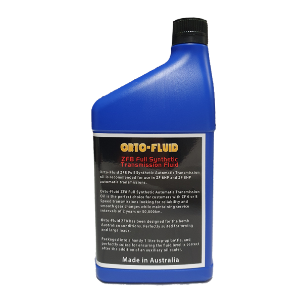 ZF8 Full Synthetic Transmission Oil 1L - Back