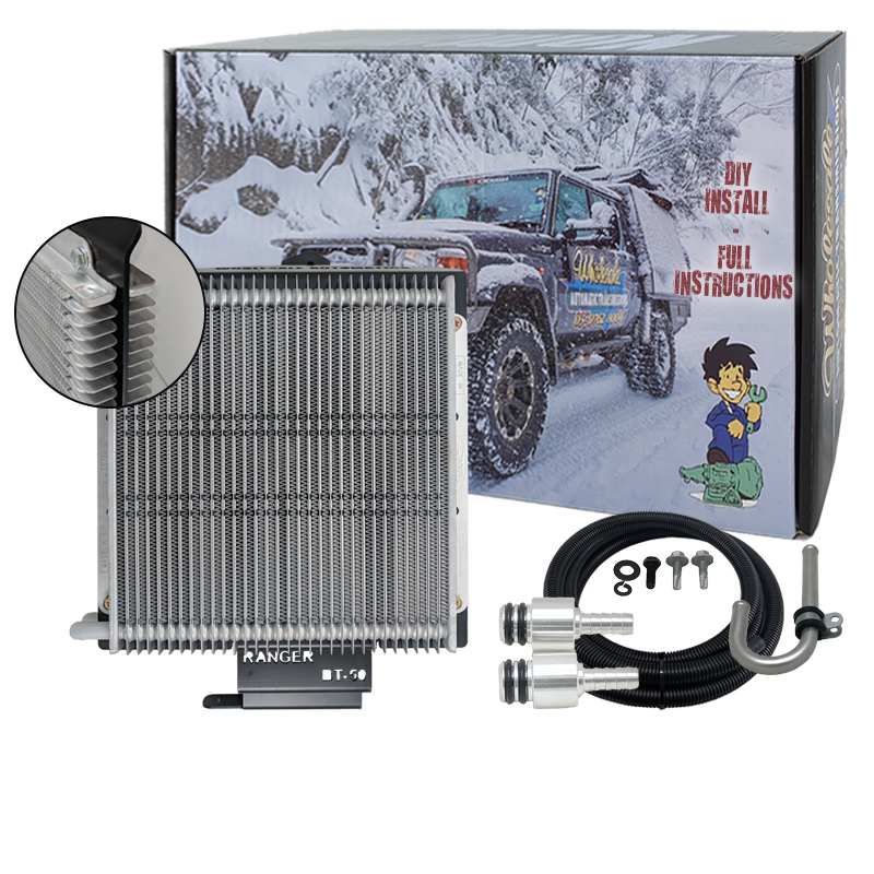 Analogue Trans Temp Gauge & Dual Oil Cooler Kit suit Ford Everest UA 10R80 10 Spd Wholesale