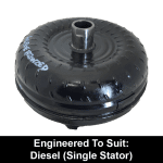 Heavy Duty Torque Converter to suit GM 4L80E Diesel (Single Stator) 4 Speed Automatic (Exchange)