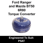 Billet Heavy Duty Low Stall Torque Converter to suit Ford and Mazda 6R80 6 Speed behind P5AT