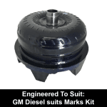 Billet Extended Heavy Duty Torque Converter to suit Nissan RE5 5 Speed behind GM Diesel (Exchange)