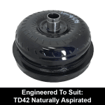 Billet Heavy Duty Torque Converter to suit Nissan RE5 5 Speed behind a TD42 Naturally Aspirated Engine
