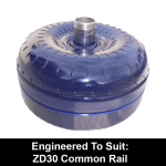 Billet Extended Heavy Duty Torque Converter to suit RE5 5 Speed behind ZD30 Common Rail (Exchange)