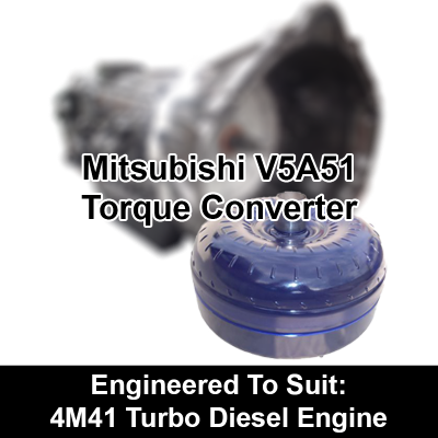 Torque Converter to suit Mitsubishi V5A51 -4M41 Turbo Diesel Engine