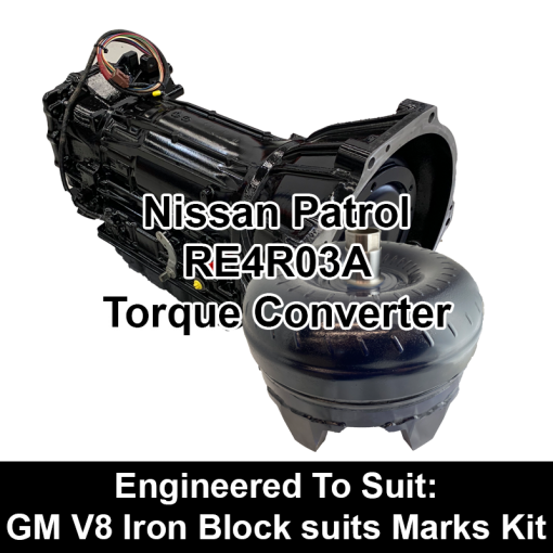 Torque Converter to suit Nissan RE4 - GM V8 Iron Block suits Marks Kit