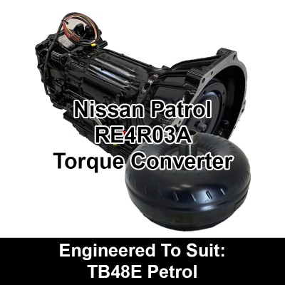 Torque Converter to suit Nissan RE4 - behind TB48E Petrol