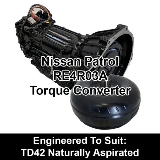 Torque Converter to suit Nissan RE4 - behind TD42 Naturally Aspirated 800x800