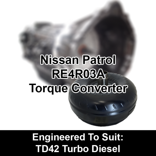 Torque Converter to suit Nissan RE4 - behind TD42 Turbo Diesel