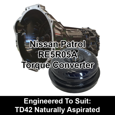 Torque Converter to suit Nissan RE5 - behind TD42 Naturally Aspirated 800x800