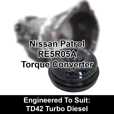 Torque Converter to suit Nissan RE5 - behind TD42 Turbo Diesel