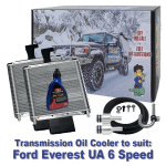 Ford Everest UA suitable Dual Heavy Duty Transmission Oil Cooler - 6R80 6 Speed