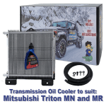 Mitsubishi Triton MN and MR suitable Heavy Duty Transmission Oil Cooler Kit - 4, 5 and 6 Speed