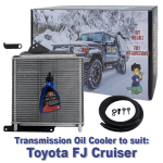 Toyota FJ Cruiser suitable Heavy Duty Transmission Oil Cooler - 5 Speed