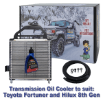 Toyota Fortuner and Hilux 8th Gen suitable Heavy Duty Transmission Oil Cooler - 6 Speed