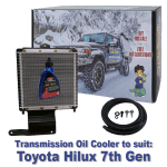 Toyota Hilux 7th Gen suitable Heavy Duty Transmission Oil Cooler - 4 Speed and 5 Speed