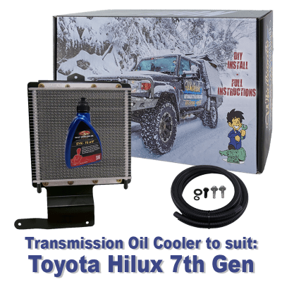 Toyota Hilux 7th Gen Transmission Cooler (DIY Installation Box) & Fluid