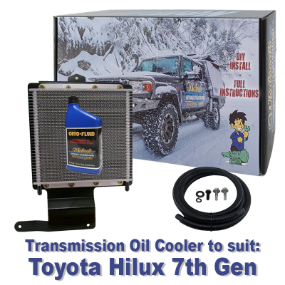 Toyota Hilux 7th Gen Transmission Cooler (DIY Installation Box) & Fluid