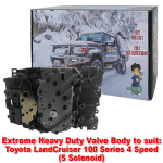 Extreme Heavy Duty Valve Body to suit Toyota LandCruiser 100 Series 4 Speed (5 Solenoid)