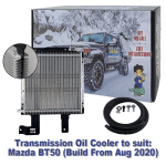 Dual External Oil Cooler Kit to suit Mazda BT50 with 6 Speed Auto (Vehicle Build From Aug 2020)