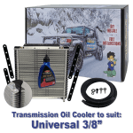 Universal Dual Cooler Kit 3/8in (9.5mm Barb)