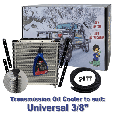 Universal 38 Transmission Cooler (DIY Installation Box) & Fluid