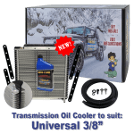 Universal Dual Cooler Kit 3/8in (9.5mm Barb)
