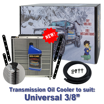 Universal 38 Transmission Cooler (DIY Installation Box) & Fluid