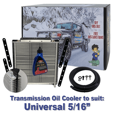 Universal 516 Transmission Cooler (DIY Installation Box) & Fluid