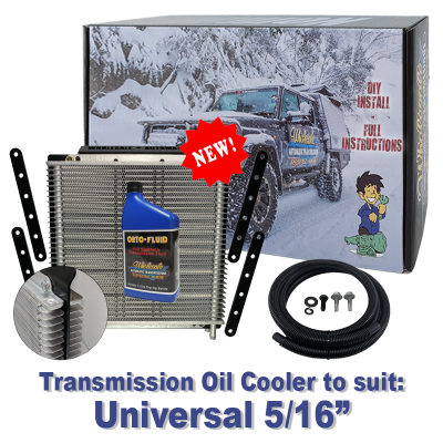 Universal 516 Transmission Cooler (DIY Installation Box) & Fluid