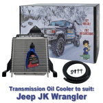 Jeep JK Wrangler suitable Heavy Duty Transmission Oil Cooler (Petrol) - 4 Speed and 5 Speed