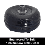 Billet Low Stall Torque Converter to suit GM 4L80E behind 1500nm Diesel (Exchange)