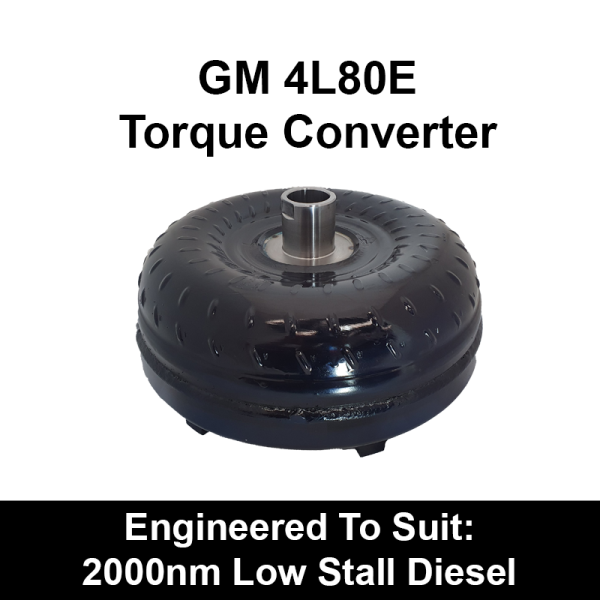 Torque Converter to suit GM 4L80E - 2000Nm