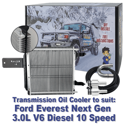 Ford Everest Next Gen 3.0L V6 10 Speed Diesel Transmission Cooler (DIY Installation Box)