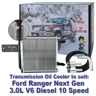 Ford Ranger Next Gen 3.0L V6 10 Speed Diesel Transmission Cooler (DIY Installation Box)