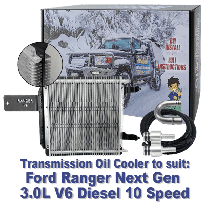 Ford Ranger Next Gen 3.0L V6 10 Speed Diesel Transmission Cooler (DIY Installation Box)