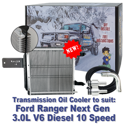 Ford Ranger Next Gen 3.0L V6 10 Speed Diesel Transmission Cooler (DIY Installation Box)