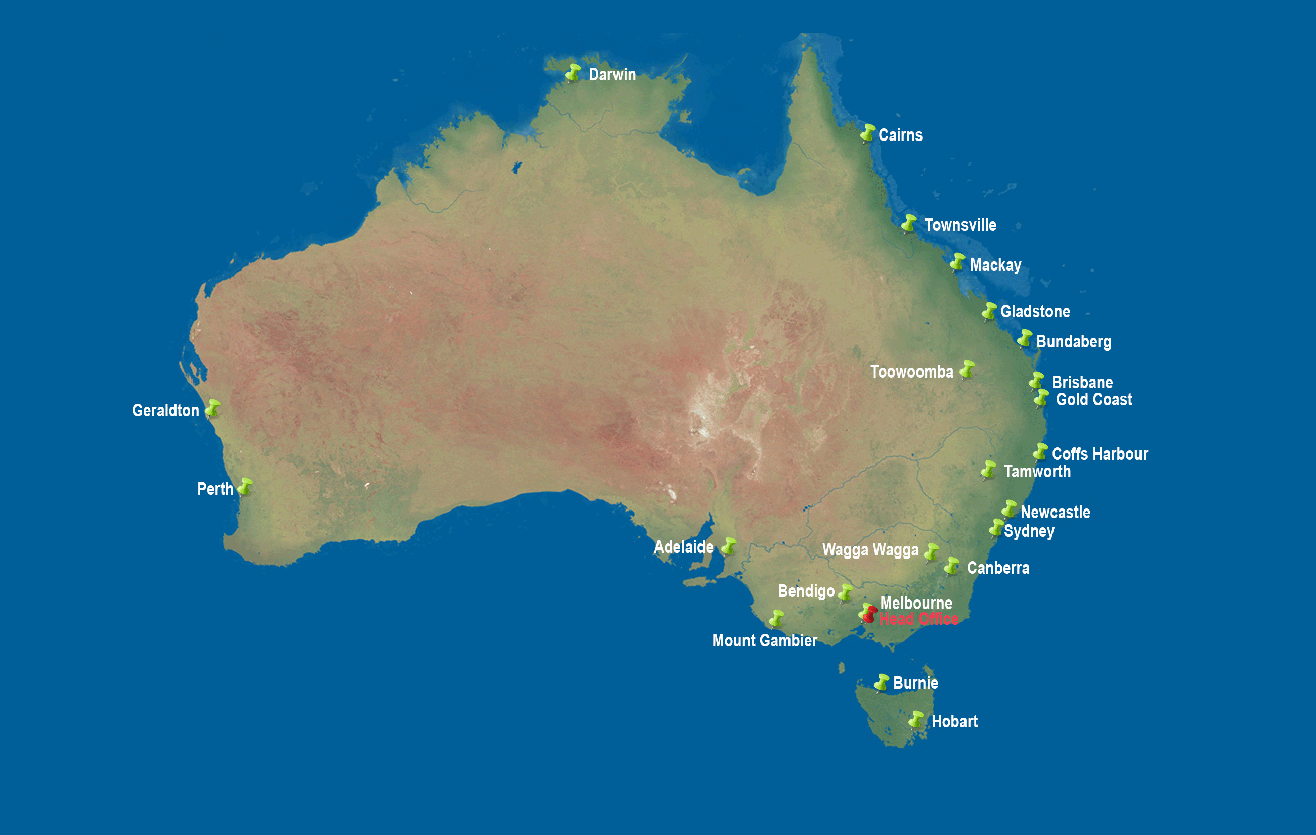 Australian Dealer List Map