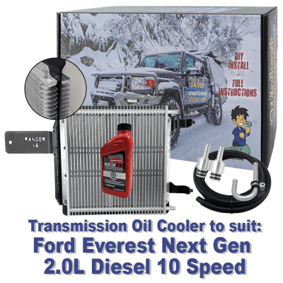 Ford Everest Next Gen 2.0L 10 Speed Diesel Transmission Cooler (DIY Installation Box) & Fluid