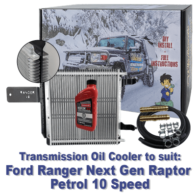 Ford Ranger Raptor Next Gen 10 Speed Petrol Transmission Cooler (DIY Installation Box) & Fluid