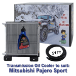 Mitsubishi Pajero Sport suitable Heavy Duty Transmission Cooler - 6 and 8 Speed