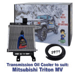 Mitsubishi Triton MV suitable Heavy Duty Transmission Oil Cooler Kit to with 6 Speed Auto