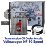 Volkswagen Amarok NF Turbo Diesel suitable Dual Heavy Duty Transmission Oil Cooler Kit - 10 Speed