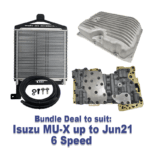 Bundle Deal - Isuzu MU-X 6 Speed Up To Jun2021: Trans Cooler, Nomad Valve Body and Cast Pan